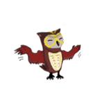 The stickers of owl.（個別スタンプ：33）