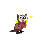 The stickers of owl.（個別スタンプ：34）