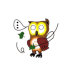 The stickers of owl.（個別スタンプ：36）
