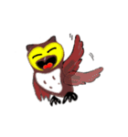 The stickers of owl.（個別スタンプ：38）