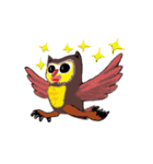 The stickers of owl.（個別スタンプ：39）