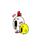 ひよ子とにわさん（個別スタンプ：5）