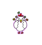 ひよ子とにわさん（個別スタンプ：8）