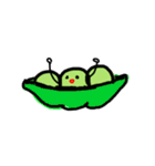 オマメクンの日常（個別スタンプ：4）