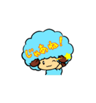 アフロなひつじん（個別スタンプ：40）