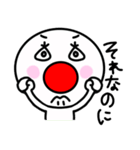 会話の合間に使って下さい。(ver.赤っ鼻)（個別スタンプ：6）