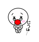 会話の合間に使って下さい。(ver.赤っ鼻)（個別スタンプ：24）