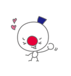 雪のだるまスタンプ.01（個別スタンプ：2）
