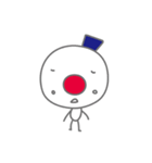 雪のだるまスタンプ.01（個別スタンプ：3）