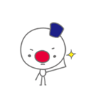 雪のだるまスタンプ.01（個別スタンプ：6）