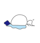 雪のだるまスタンプ.01（個別スタンプ：12）