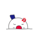 雪のだるまスタンプ.01（個別スタンプ：15）