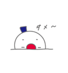 雪のだるまスタンプ.01（個別スタンプ：16）