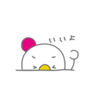 雪のだるまスタンプ.01（個別スタンプ：17）