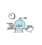 雪のだるまスタンプ.01（個別スタンプ：32）