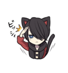 黒猫少年（個別スタンプ：2）