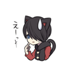 黒猫少年（個別スタンプ：29）