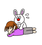 生意気うさぎとOLあーのイライラライフ（個別スタンプ：15）