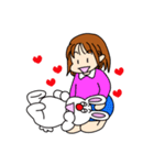 生意気うさぎとOLあーのイライラライフ（個別スタンプ：17）