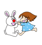 生意気うさぎとOLあーのイライラライフ（個別スタンプ：30）