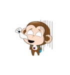 Letian Monkey(Daily)（個別スタンプ：33）