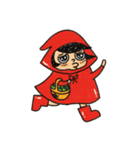 The secret life of Little Red（個別スタンプ：1）