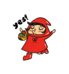 The secret life of Little Red（個別スタンプ：3）