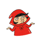 The secret life of Little Red（個別スタンプ：9）