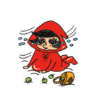 The secret life of Little Red（個別スタンプ：16）
