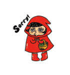 The secret life of Little Red（個別スタンプ：19）