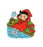 The secret life of Little Red（個別スタンプ：27）