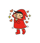 The secret life of Little Red（個別スタンプ：30）