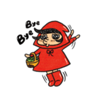 The secret life of Little Red（個別スタンプ：32）