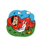 The secret life of Little Red（個別スタンプ：37）