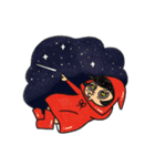 The secret life of Little Red（個別スタンプ：39）