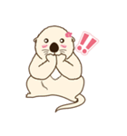 The daily life of small sea otters（個別スタンプ：3）