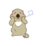 The daily life of small sea otters（個別スタンプ：8）
