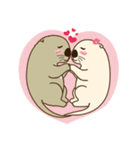 The daily life of small sea otters（個別スタンプ：10）