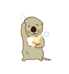 The daily life of small sea otters（個別スタンプ：12）