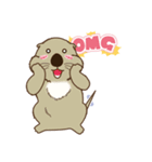 The daily life of small sea otters（個別スタンプ：13）