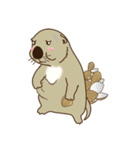 The daily life of small sea otters（個別スタンプ：15）