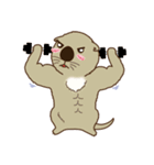 The daily life of small sea otters（個別スタンプ：25）