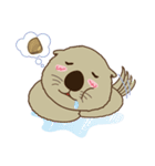 The daily life of small sea otters（個別スタンプ：30）