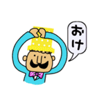 ひげ帽子さん（個別スタンプ：16）