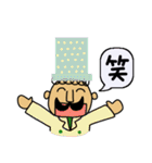 ひげ帽子さん（個別スタンプ：22）