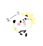 日常会話♪クレヨンで描いたふわふわパンダ（個別スタンプ：30）