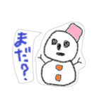 だるだる雪だるまん達（個別スタンプ：19）