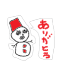 だるだる雪だるまん達（個別スタンプ：37）