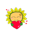 The Cute Sunflower（個別スタンプ：1）