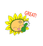 The Cute Sunflower（個別スタンプ：34）